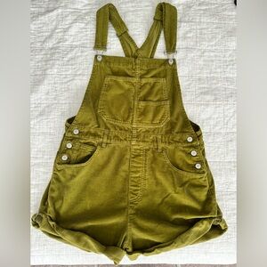 Free People Ziggy Corded shortalls size L